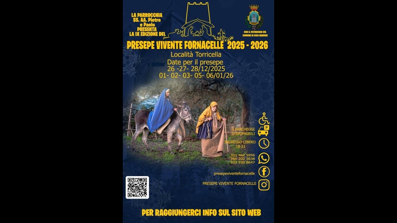Presepe Vivente Fornacelle 2025