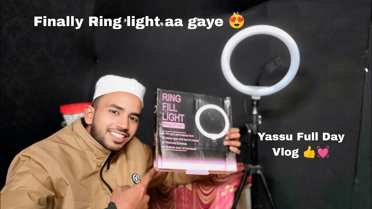 Finally Ring light aa Gaye guys 😊💓 but ye tuti hue nikli 😕 