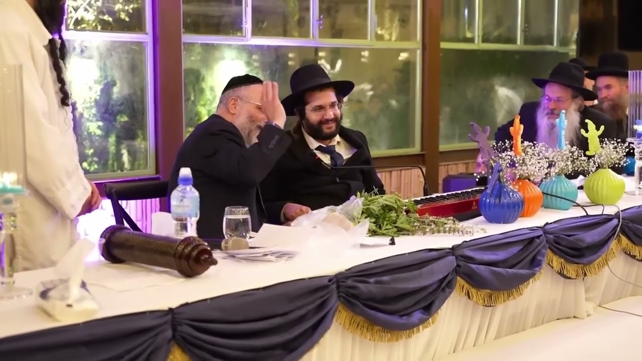 בדיחות בפורים מהרב לסרי אחרי שיעור של הגאון הינוקא שליט