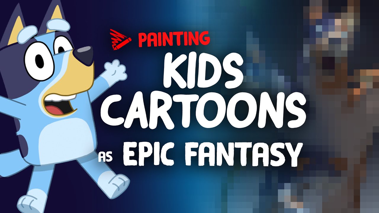 We Made Bluey Into An Epic Fantasy Monster