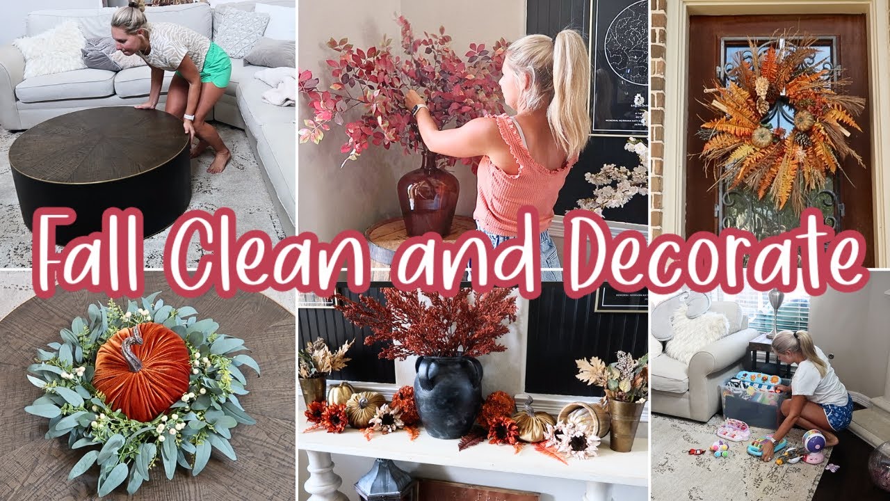 FALL CLEAN AND DECORATE WITH ME 2023 / FALL CLEANING MOTIVATION / FALL DECORATING IDEAS