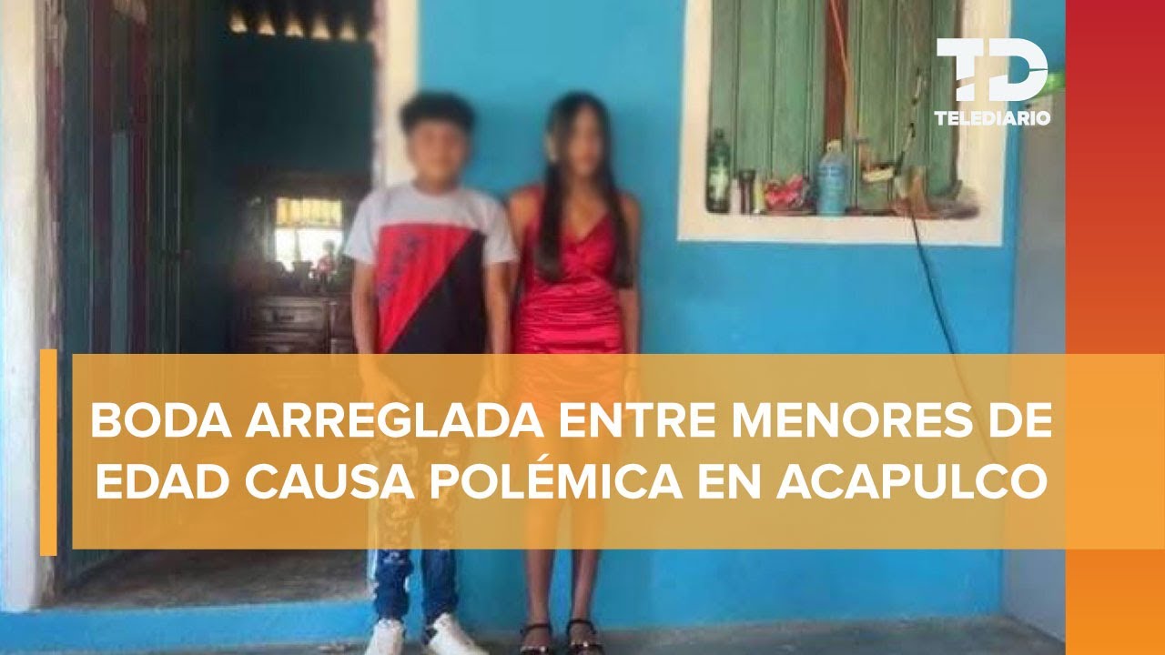 Exhiben presunto arreglo de boda entre menores de edad en Acapulco