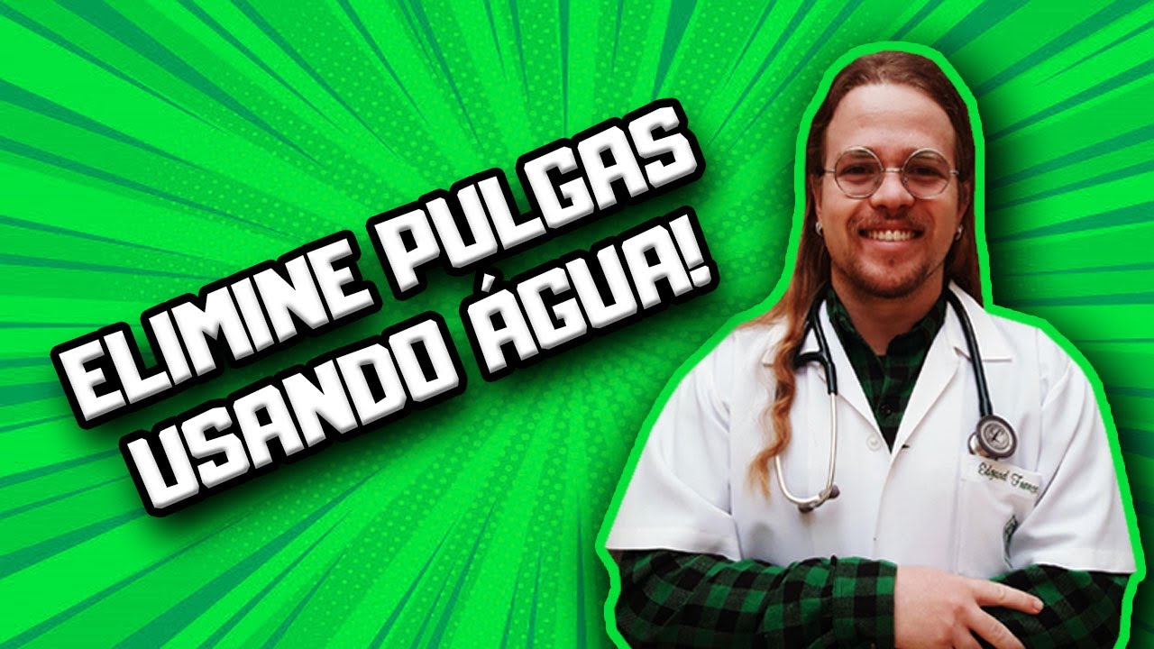 Elimine PULGAS usando ÁGUA! | Dr Edgard Gomes