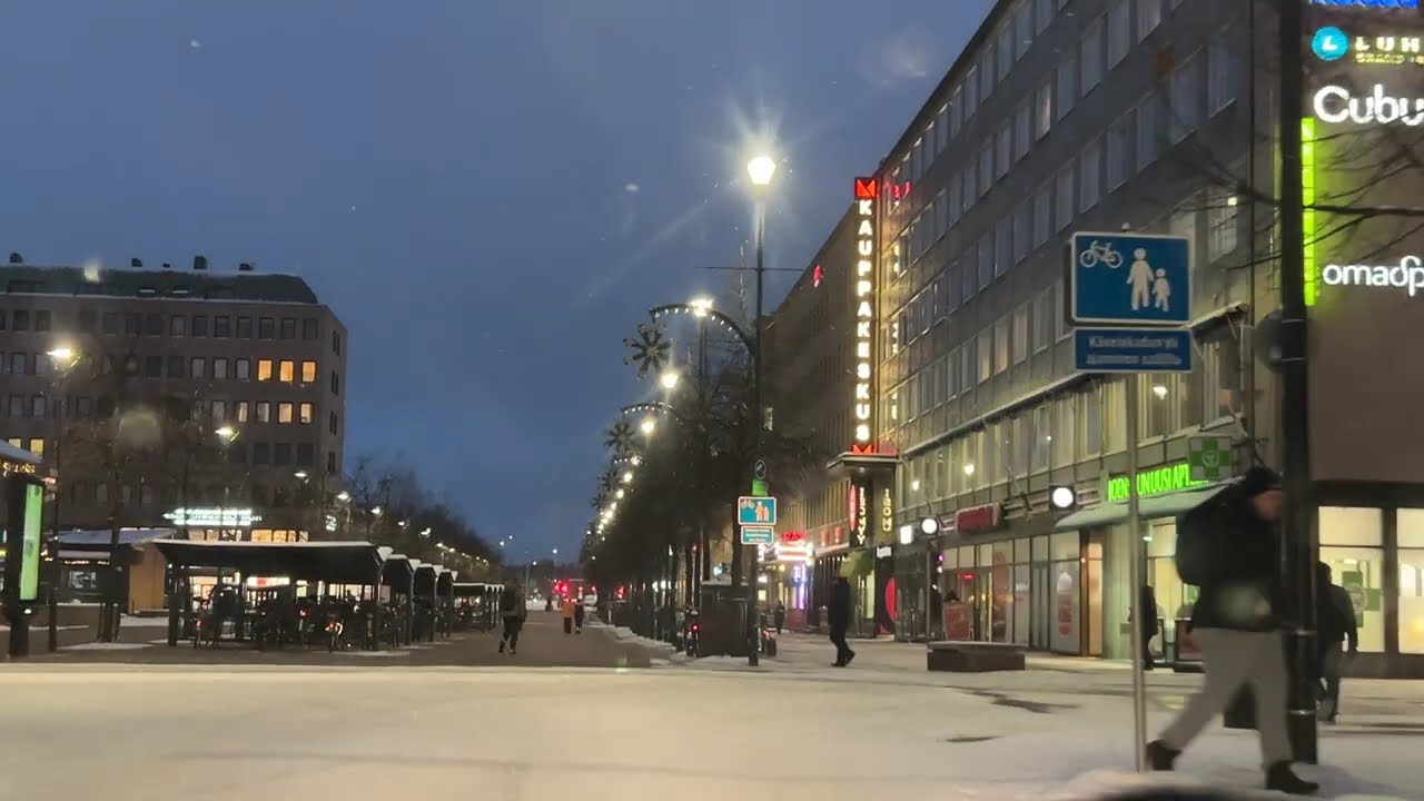 Life in Finland 🇫🇮 Winter Drive at -26°C | Nordic City Life from Joensuu