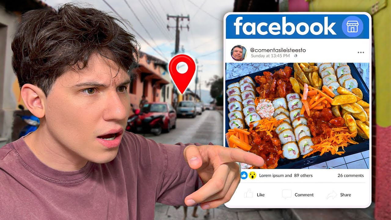 Probando la COMIDA de Facebook Marketplace ¿Está buena o 🤢?