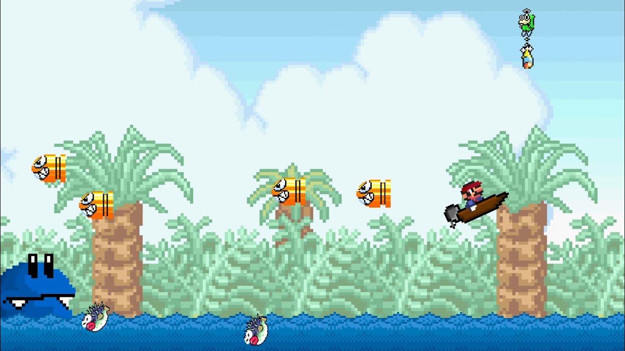 Super Mario Boat Bonanza 2 - Gameplay (Super Mario - Flash Games) [Preview]
