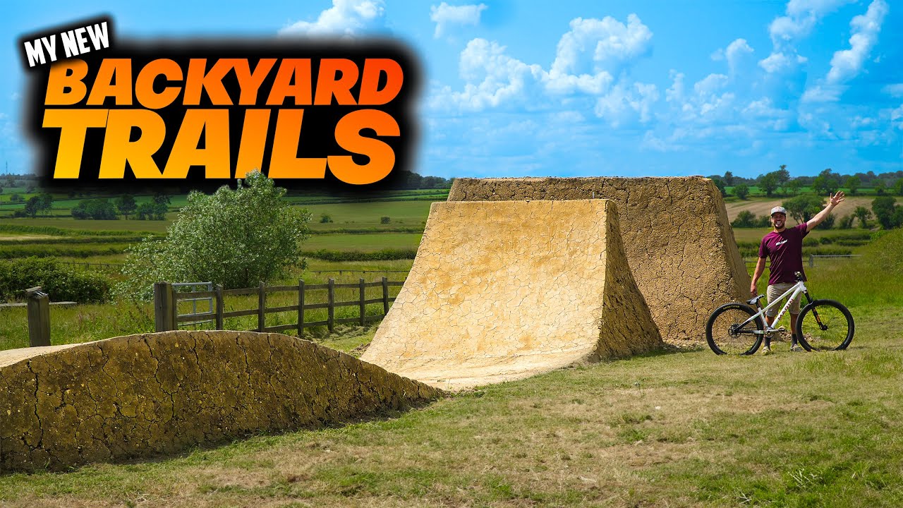 IT HAPPENED! MY NEW BACKYARD TRAILS ARE HUGE!!