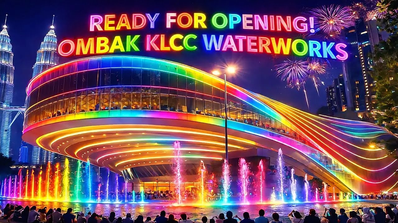 Ready For  Opening Ombak KLCC! Magical Night Walking 🚶 Tour 2026 😱🔥😳🇲🇾