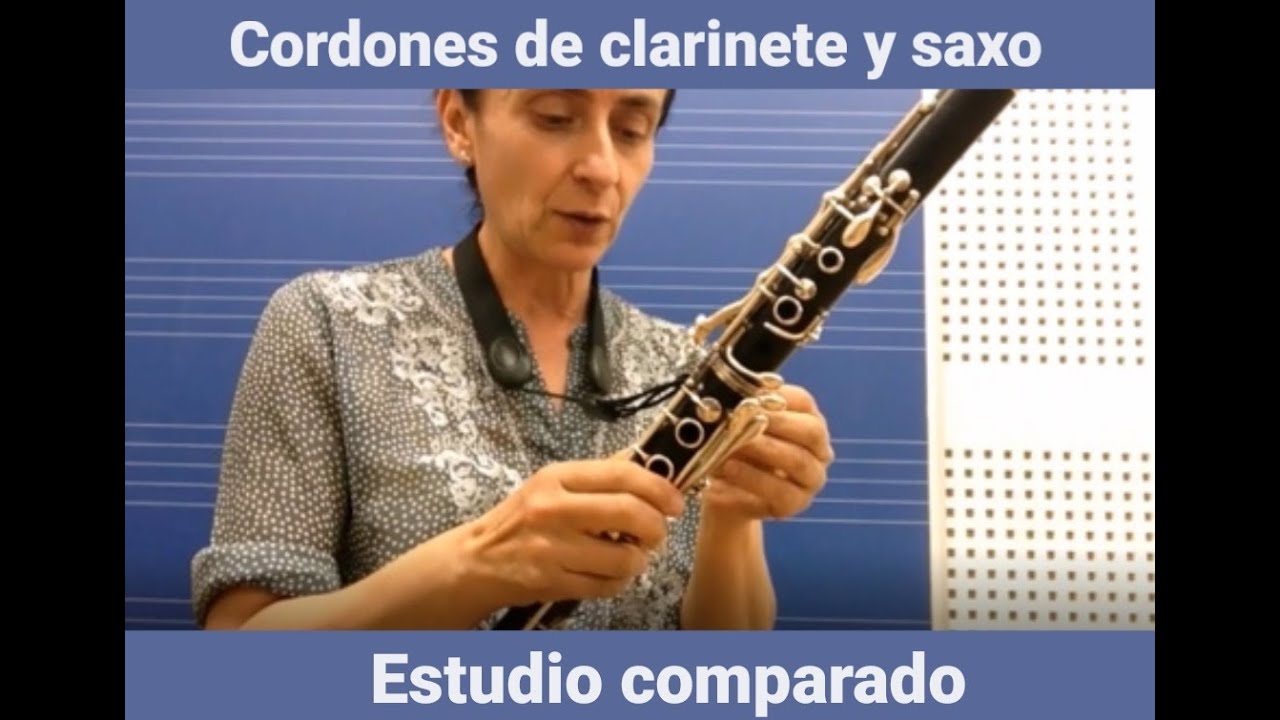 Estudio comparado de cordones de clarinete y saxo