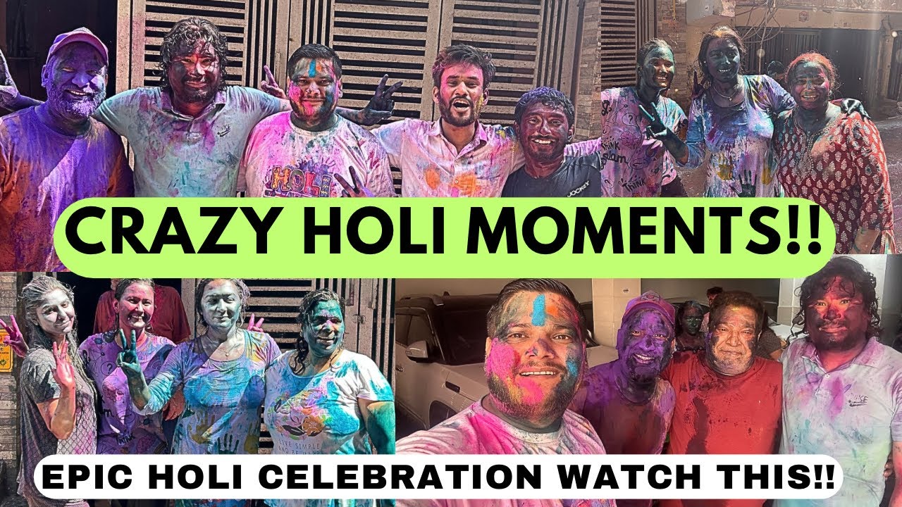 Colorful Holi Celebration 2025 | Family, Friends & Neighbours in Delhi | Festival of Colors Vlog