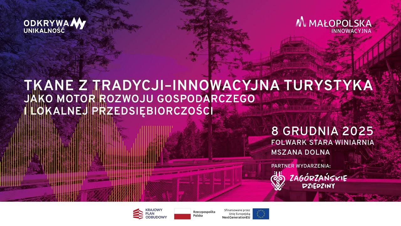 Tkane z tradycji. Innowacyjna turystyka - motor rozwoju gospodarczego i lokalnej przedsiębiorczości.