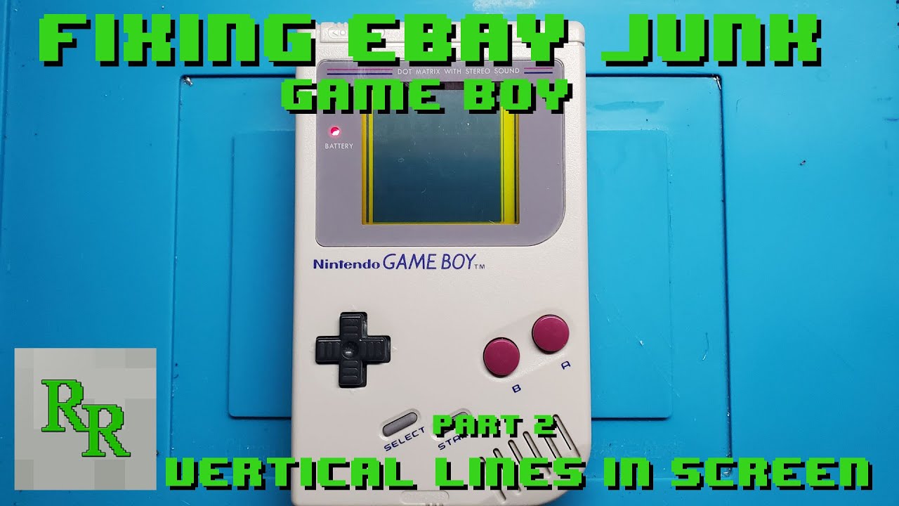 Vertical Lines on Game Boy Screen - EASY FIX! - Fixing Ebay Junk