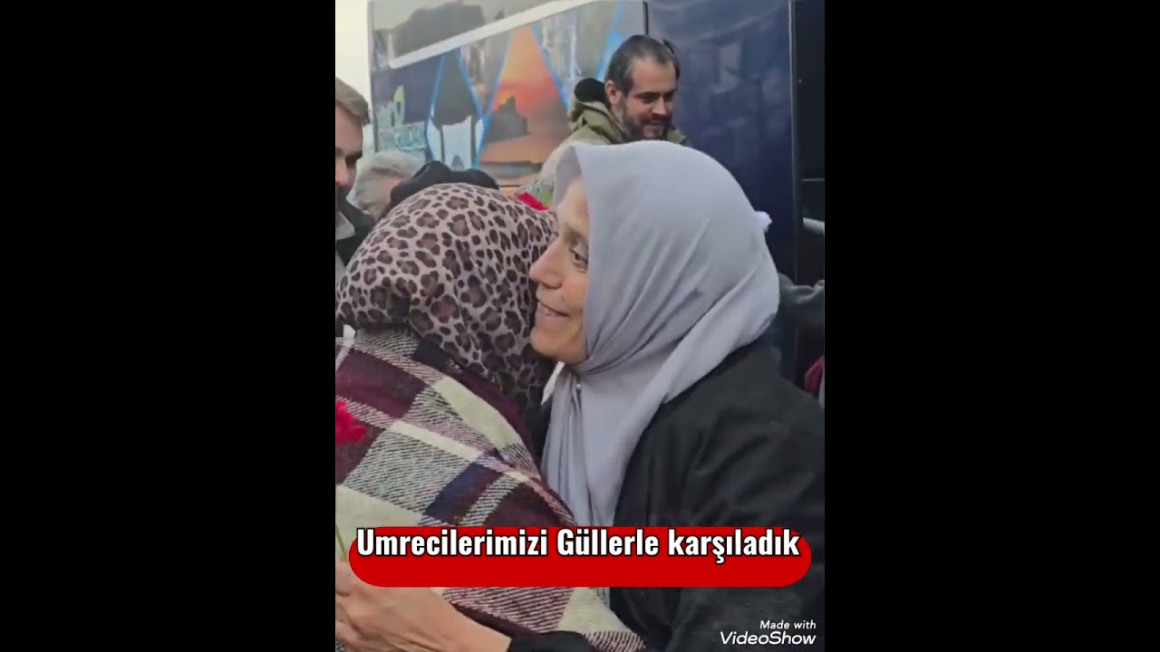 Umrecileri Güllerle karşıladık.19.01.2026