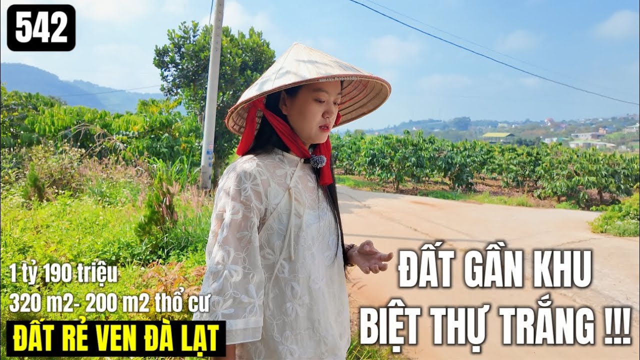 Đất gần khu biệt thự HT86 về có dân cư luôn ven Đà Lạt 320 m2 200 m2 thổ cư 1 tỷ 190 triệu 