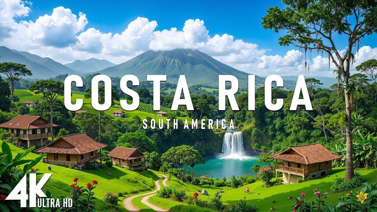 Costa Rica 4K - Monteverde Cloud Forest, Misty Canopies & Quiet Calm | Relaxing Music
