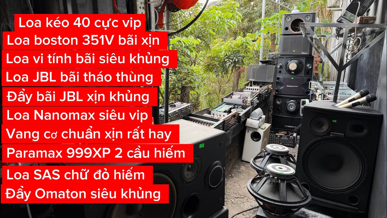 Ampli loa main vang micro chuyên karaoke thanh lý mỗi ngày. Đẩy bãi JBL siêu khủng 