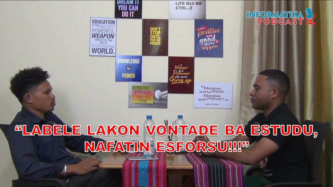 INFORMATIKA PODCAST EPS 14 - Lian husi Estudante Finalista UNTL