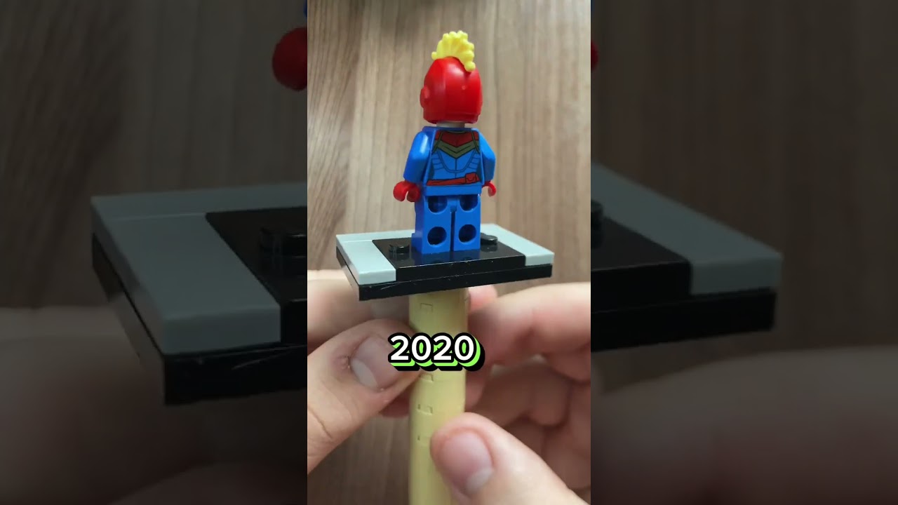 Все версии КАПИТАН МАРВЕЛ в ЛЕГО #lego #legomarvel #captainmarvel #brickraze