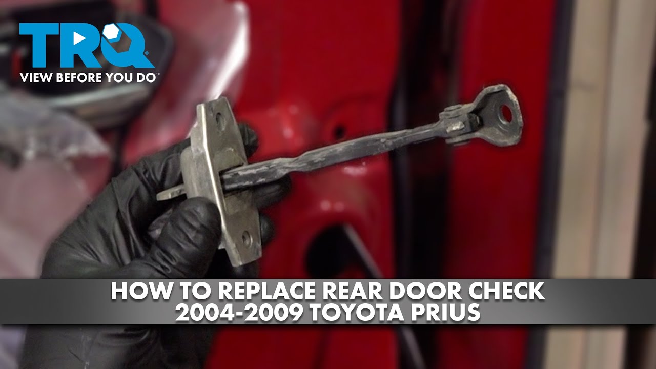 How to Replace Rear Door Check 2004-2009 Toyota Prius