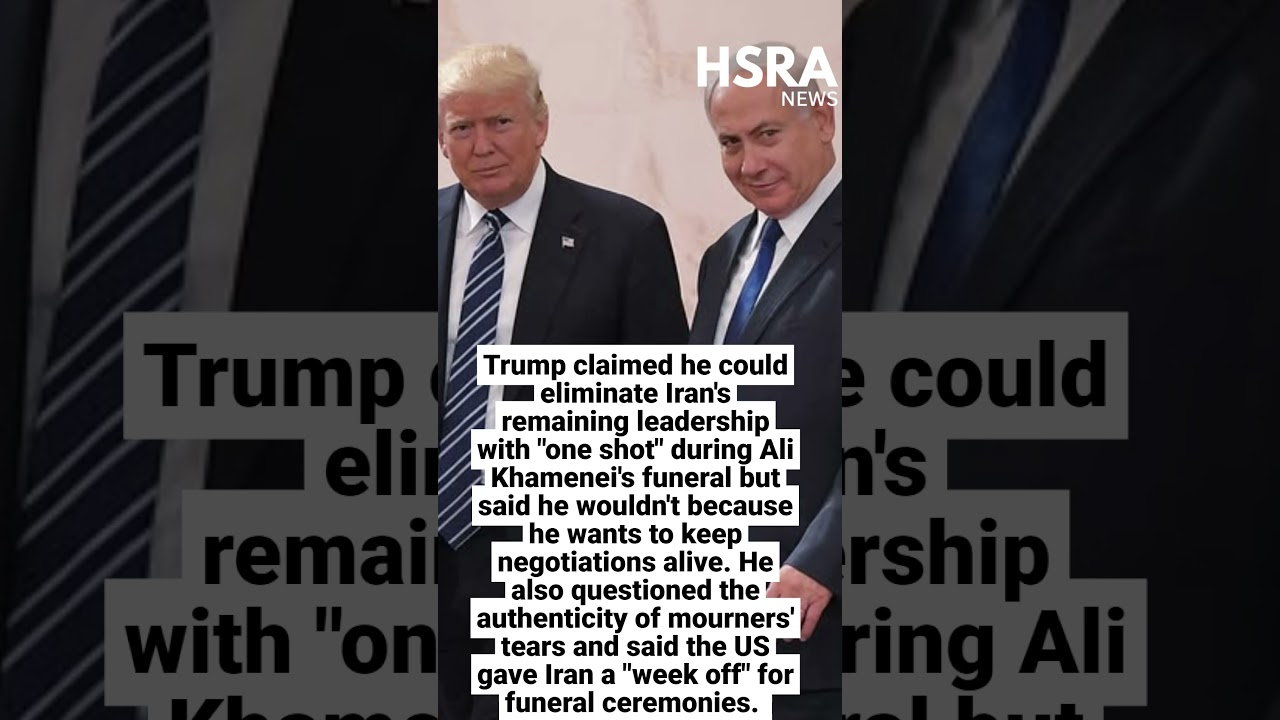 Trump Says Netanyahu 