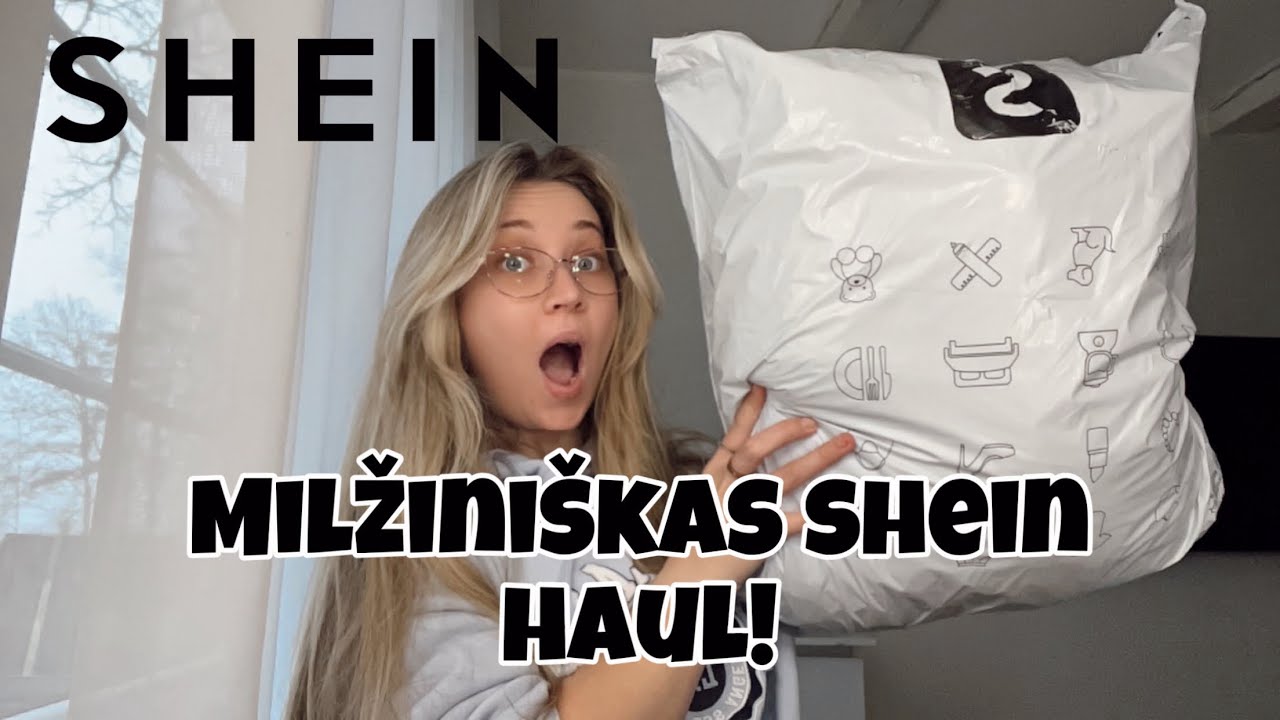 MILŽINIŠKAS SHEIN HAUL! [ENG SUB]