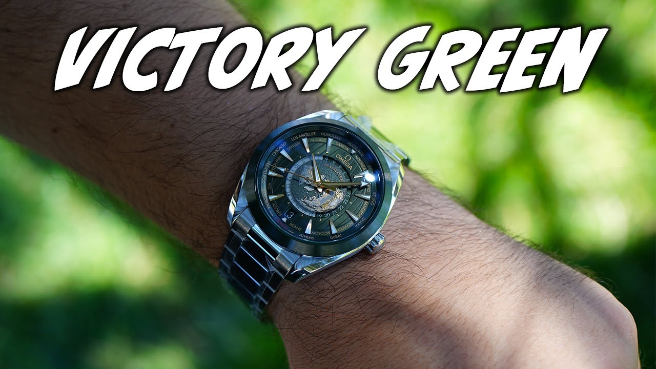 Новые часы Omega Aqua Terra World Timer GREEN — выдающиеся
