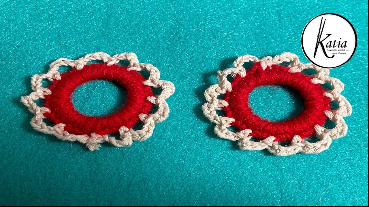 Tutorial uncinetto porta tovaglioli con anelli di plastica