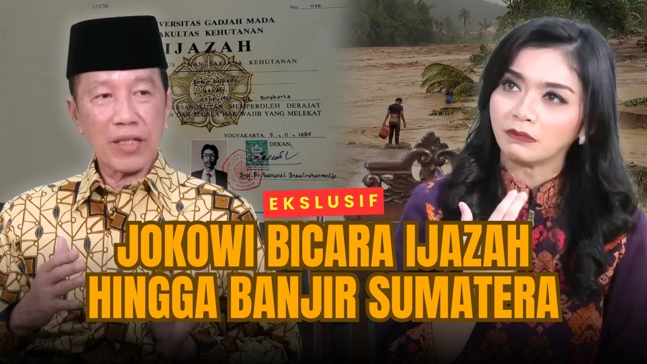 [FULL EKSKLUSIF] Jokowi Bicara Kasus Ijazah Palsu hingga Berduka atas Bencana Banjir Sumatera