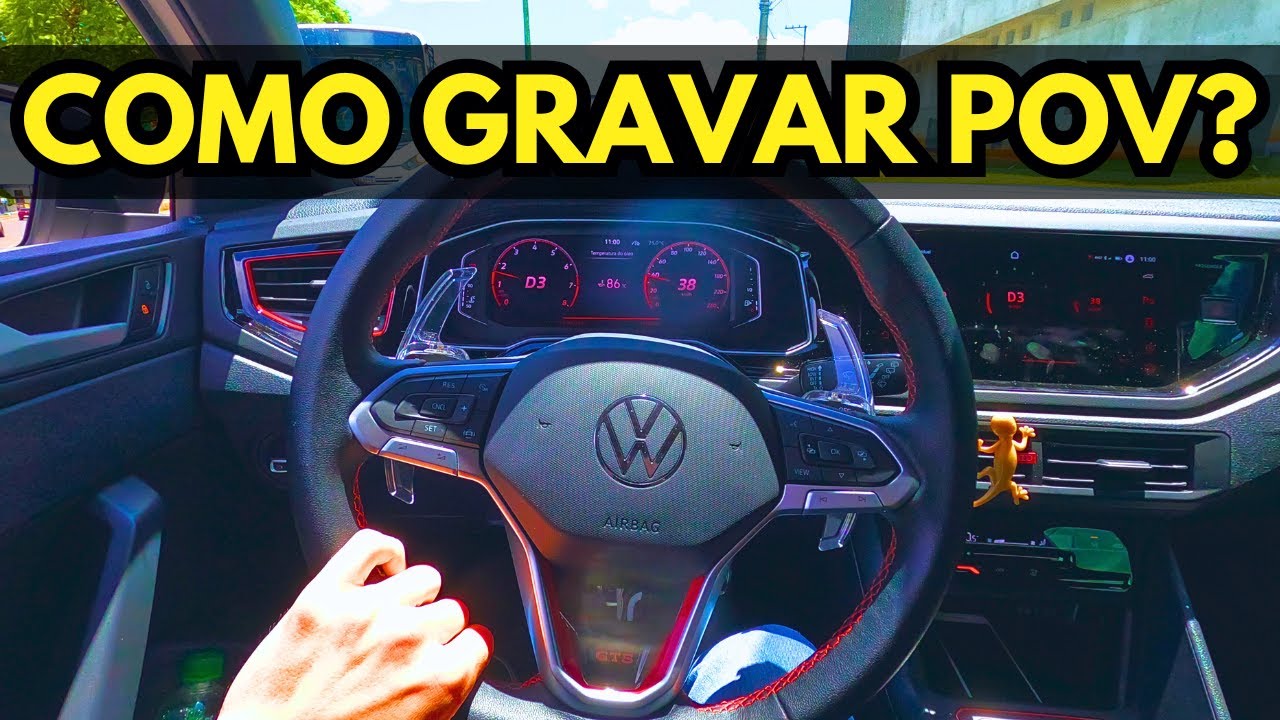 ESSA É A CÂMERA QUE EU USO PRA GRAVAR VÍDEOS POV DIRIGINDO