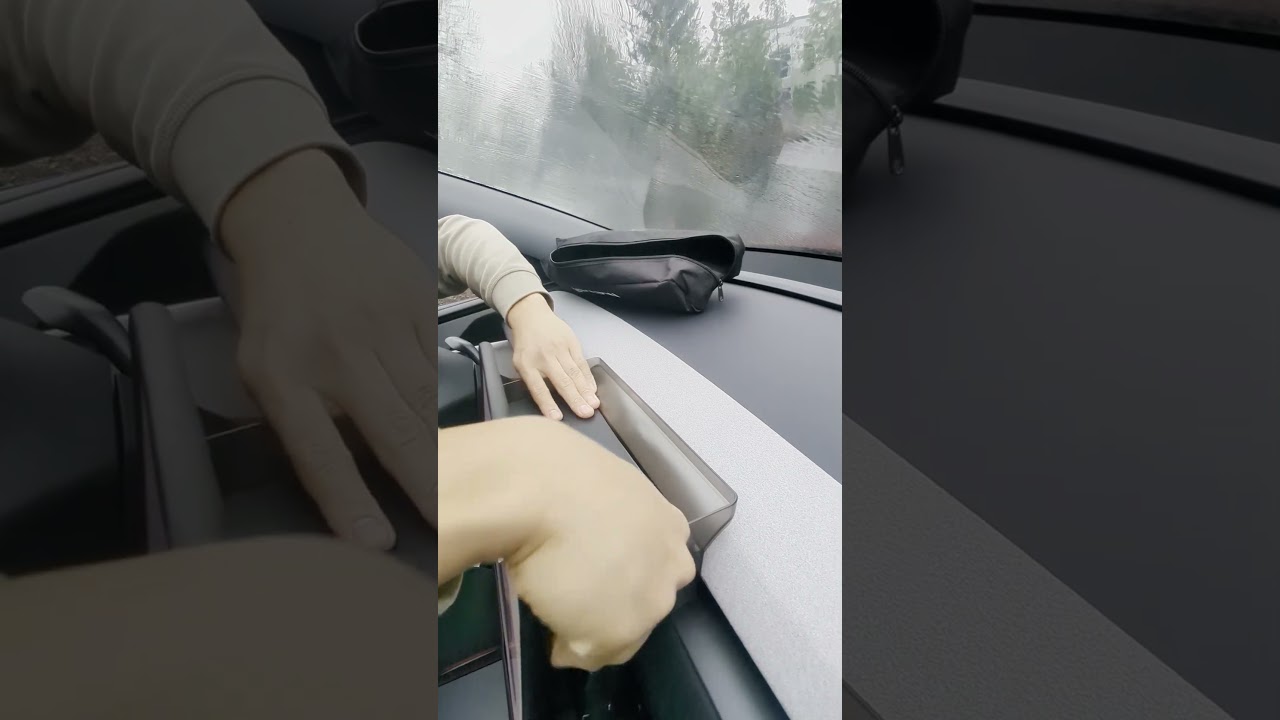 KUNIST Under Screen Storage Organizer (2026 Model Y) Unboxing