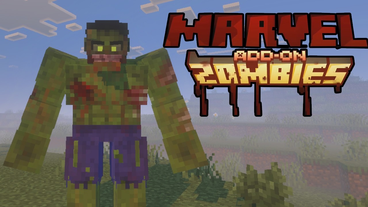 รีวิว+ แจก Add-no Marvel Zombies  I MinecraftPE