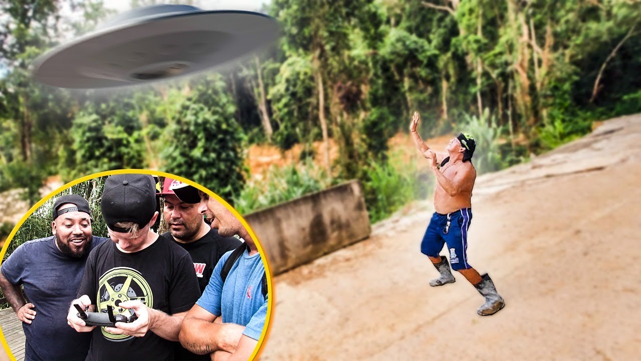 EU E O BRUNO BAR ASSUSTAMOS O TIOZINHO COM O DRONE NOVO - ACHOU QUE ERA ET