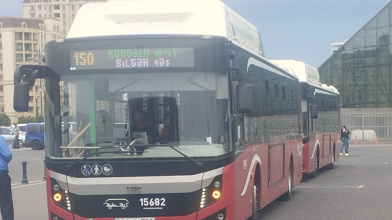 Bakı 150 nömrəli avtobus. Səfər (Koroğlu m/st ⏩ Bilgəh qəs).