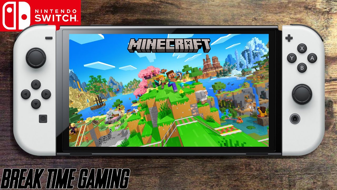 Minecraft Nintendo Switch OLED Gameplay