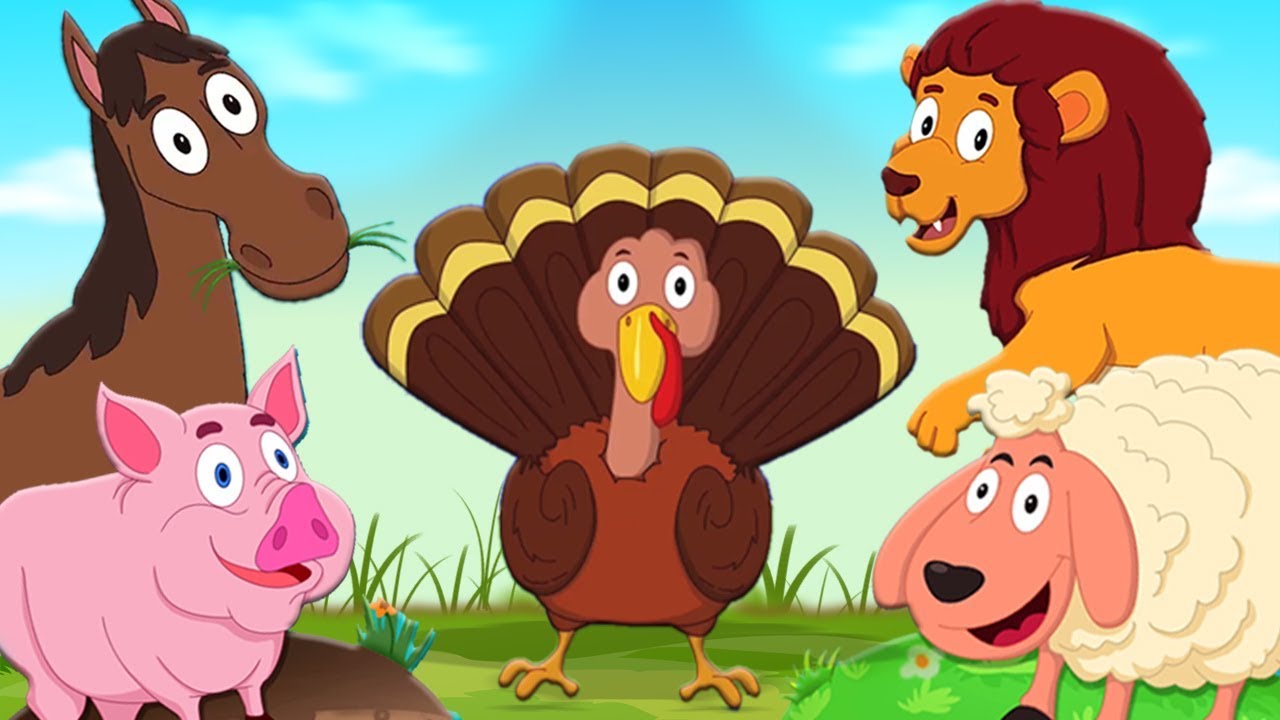 canción de sonido animal | vivero español rima de compilación para niños y bebés