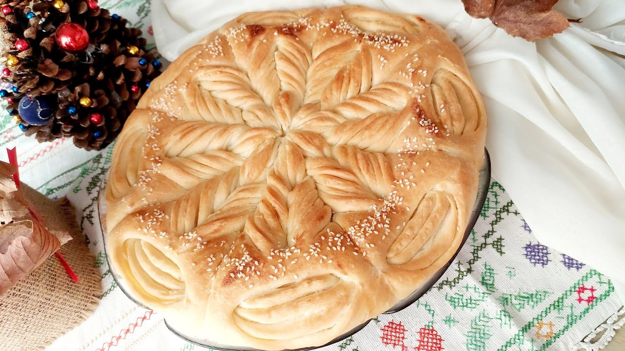 🌺 Posna pogača za Badnje veče - Homemade bread 🌸