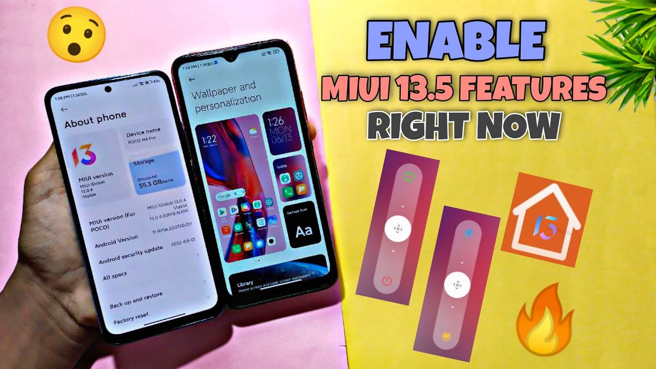 Install Miui 13 Features In any Xiaomi Device || New power Menu | System Launcher | Miui 13 Ui 😍