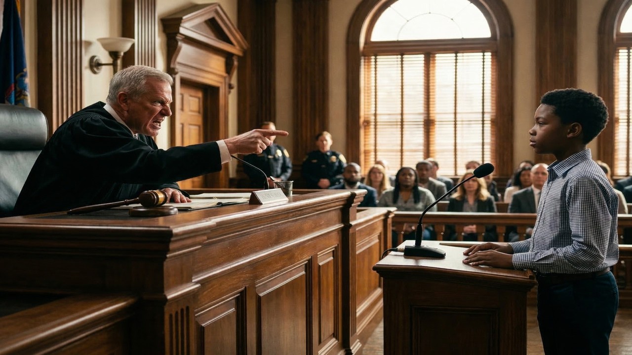 The Judge Mocked the Wrong Boy — Then the Courtroom Froze