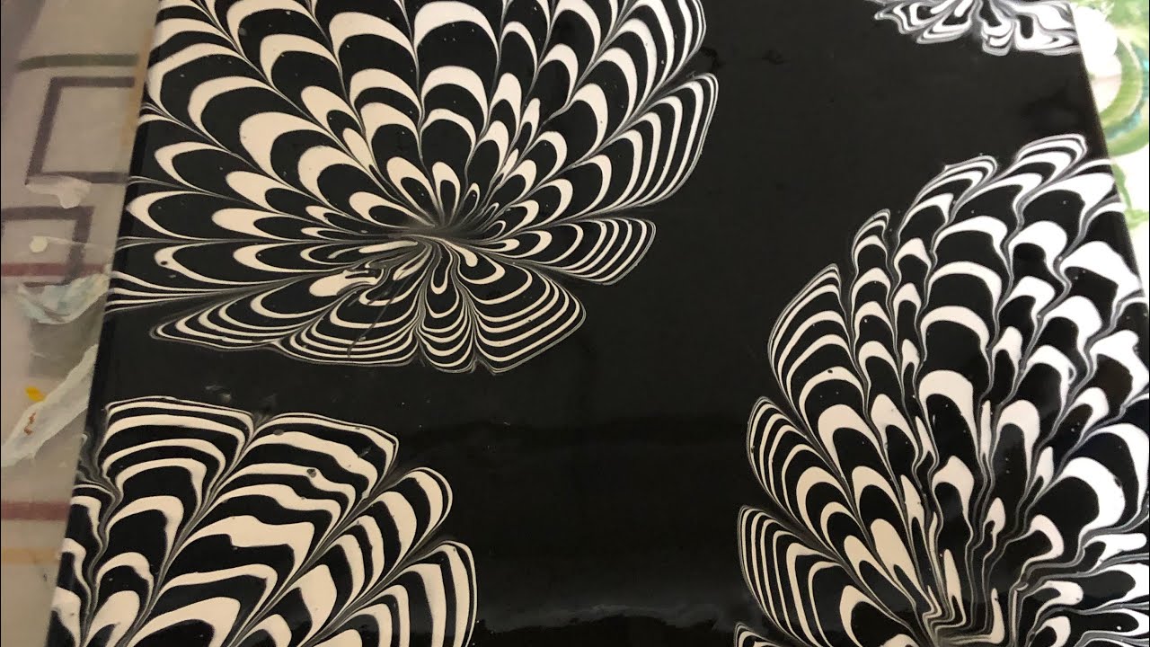 #10 Fun with black and white!   #FluidArt  #AbstractArt  #AcrylicPainting  #paintpouring