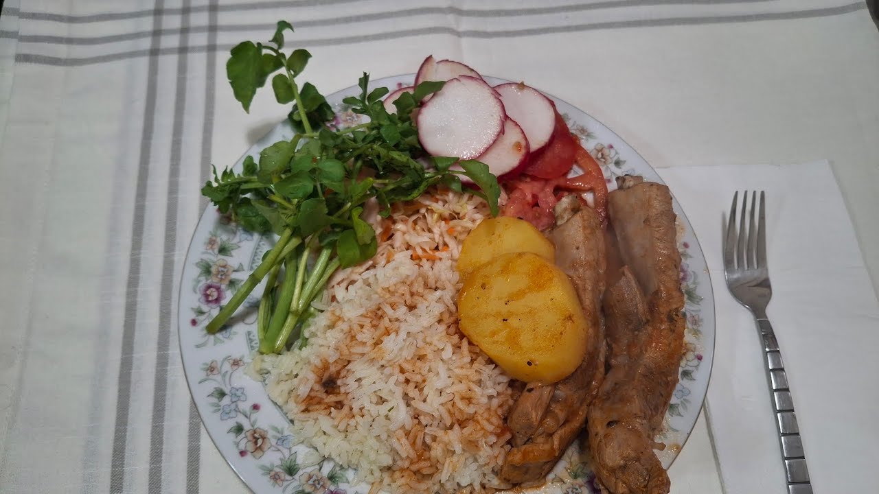 Costillas guisadas con papa