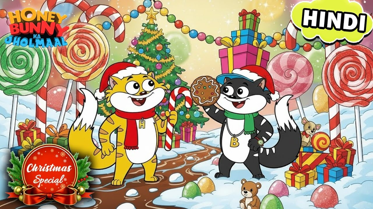 Christmas Special | Honey Bunny ने किया टॉफियों की दुनिया में Christmas Celebrate | Movies In Hindi