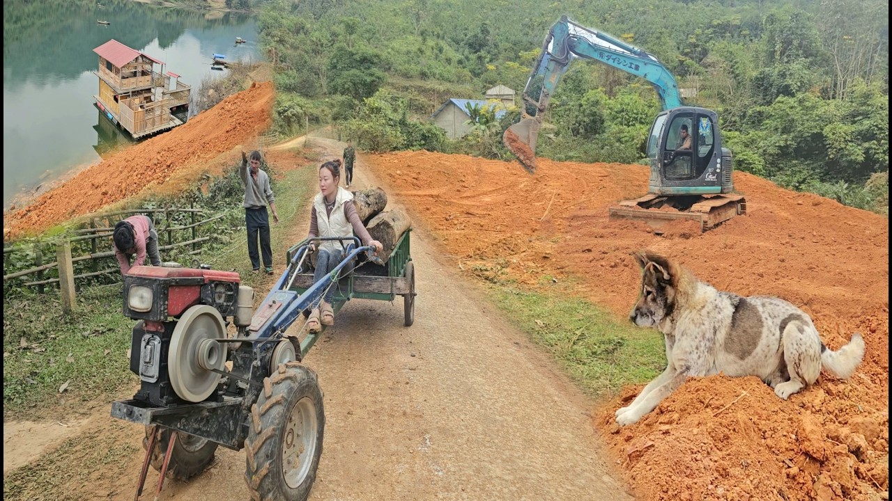 The female demon descended the mountain to help the people build a new house
