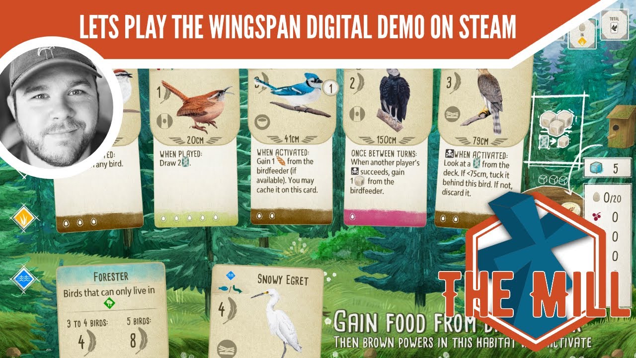 Let's Play the Wingspan Digital Indie Celebration Demo - The Mill