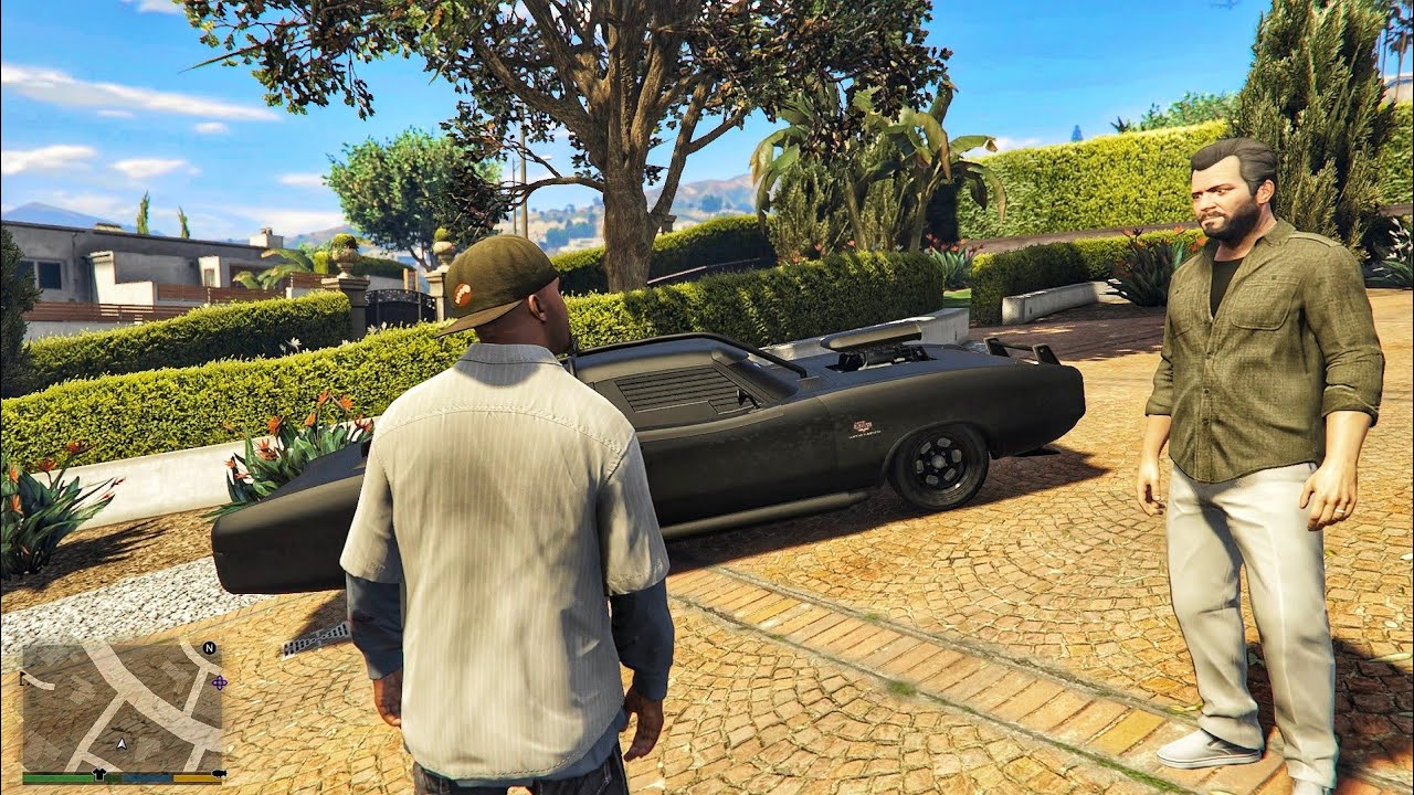 Gta V Enchanted - Franklin Teams Up With Michael to Complete a Secret Mission 