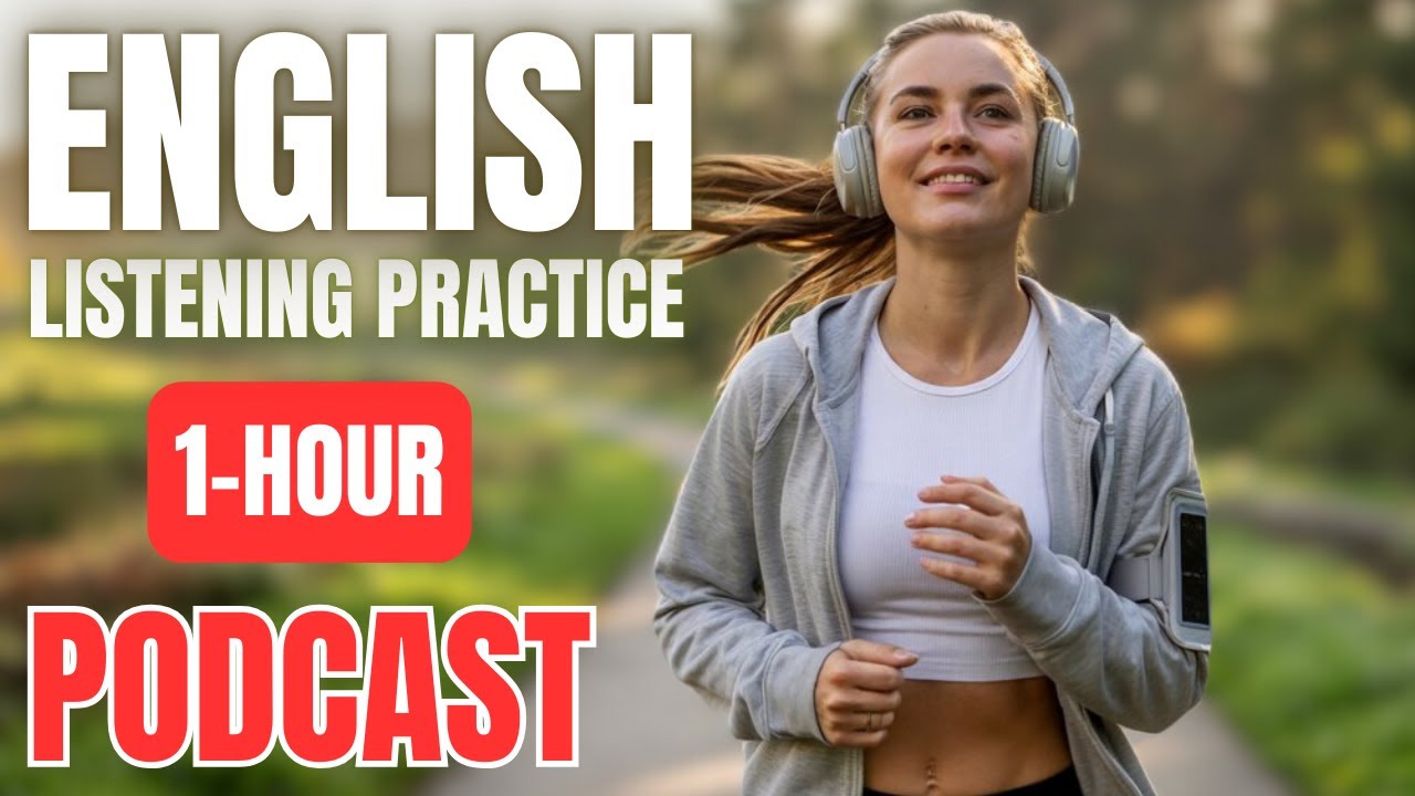 1 Hour Morning English Listening While Jogging || English Podcast for Daily Practice