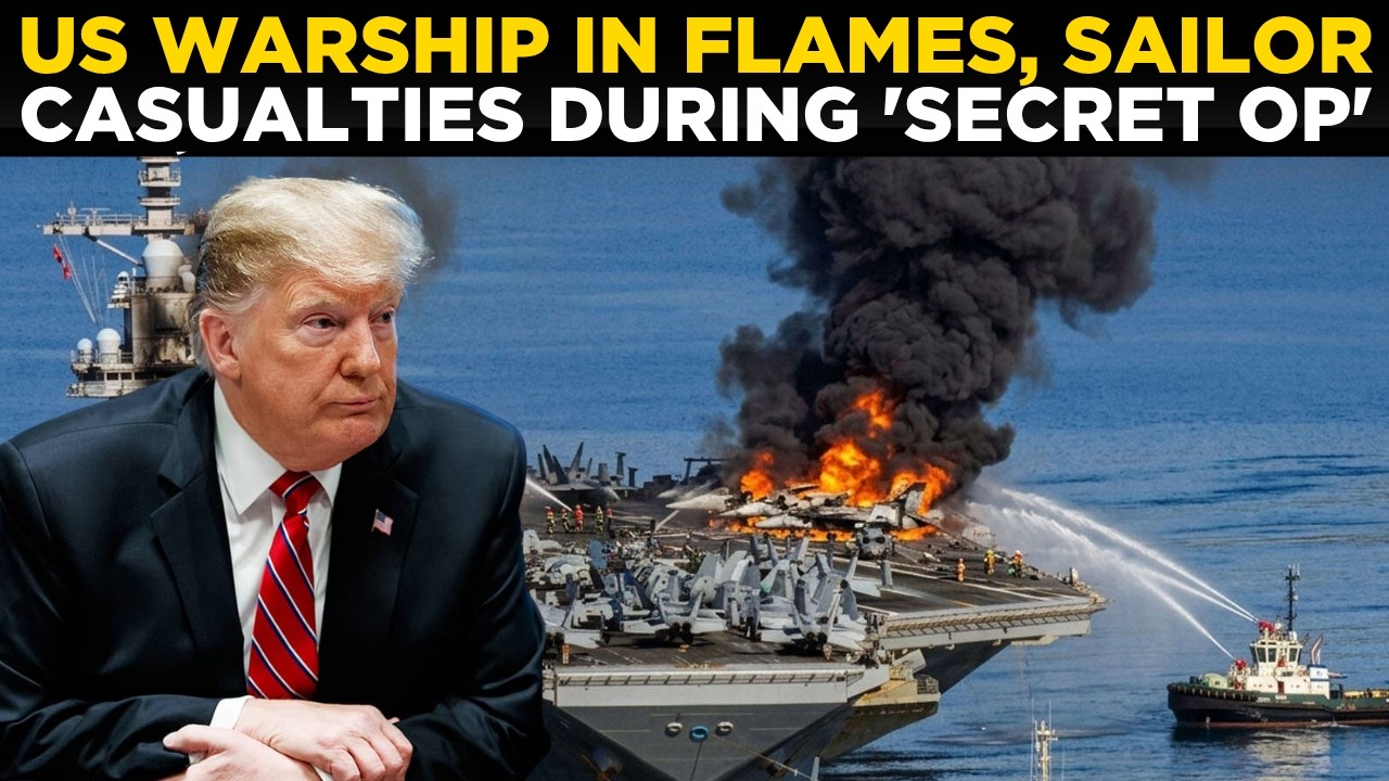 US News LIVE | America&rsquo;s MOST EXPENSIVE Warship On Fire, Sailors Hurt During Major Military Op