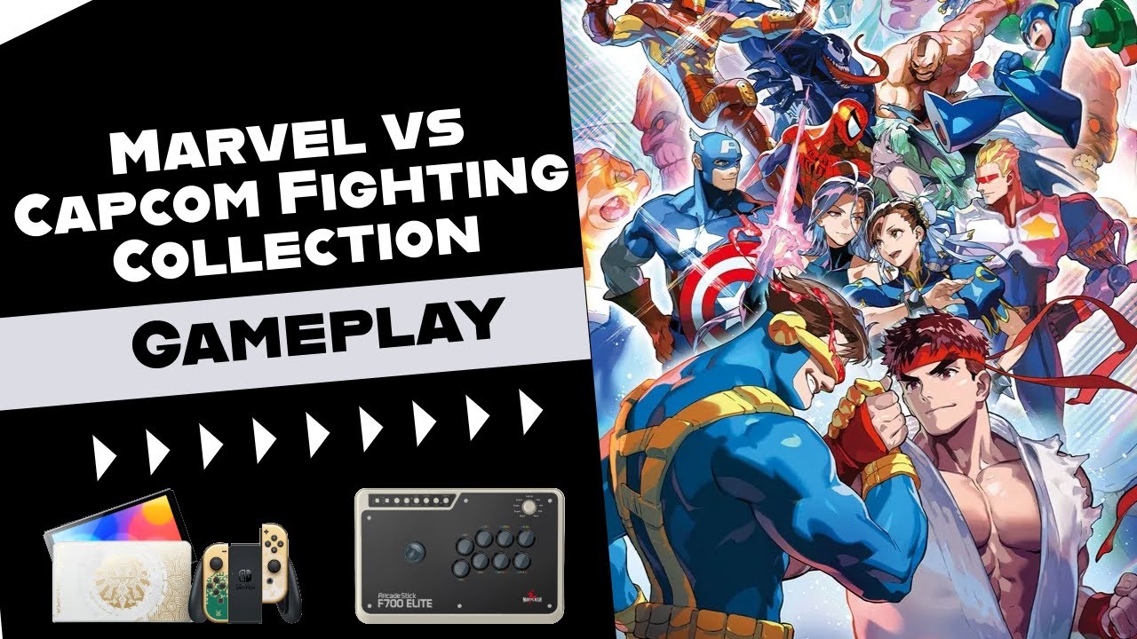 ¡Marvel vs Fighting Collection con Arcade Stick! Nintendo Switch | Mayflash F700 Elite en Acción