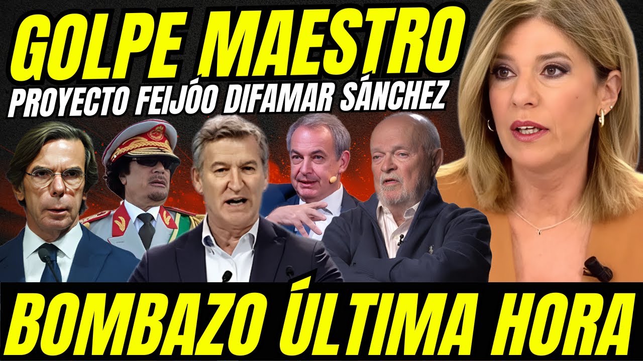 ESTHER PALOMERA SUELTA BOMBA Y HACE TEMBLAR A FEIJÓO "DIFAMA A ZAPATERO Y MARTÍN PALLÍN LO FUNDE"