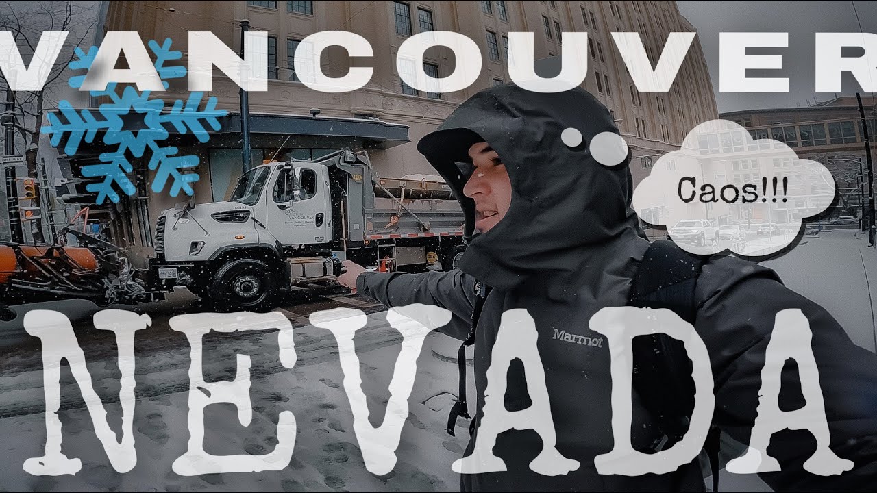 Por fin Sucedió.. Tormenta de NIEVE en VANCOUVER.. NO estamos preparados para esto!!!❄️😰
