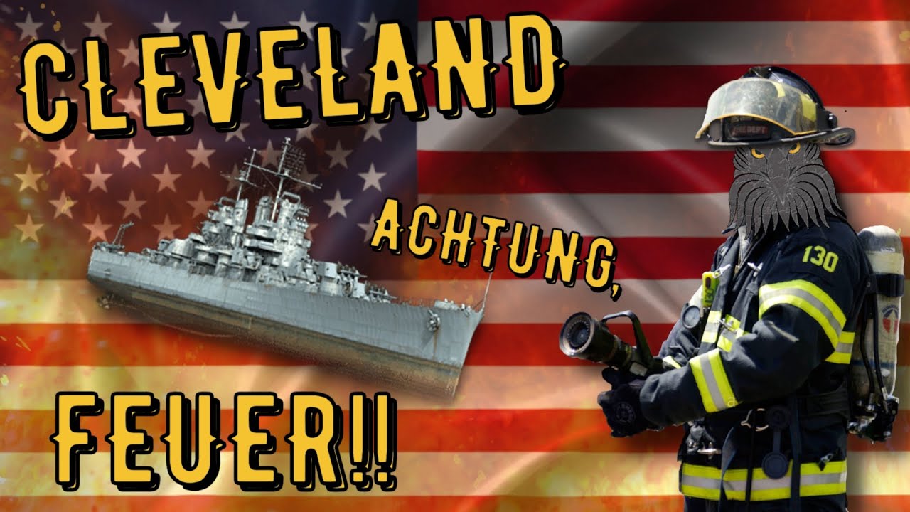 World of Warships Legends - CLEVELAND - Tier 7 - ACHTUNG, FEUER! [deutsch/ gameplay]